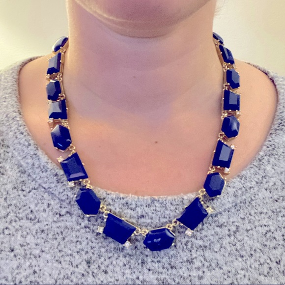 JCrew | Blue Statement Necklace - Picture 1 of 3